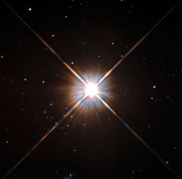 Imagen de Próxima Centauri, tomada por el telescopio espacial Hubble (NASA)