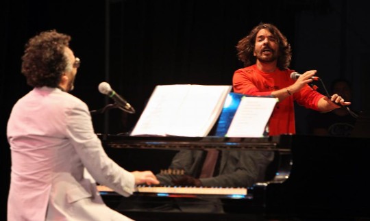 Santiago Feli y Fito Pez, en 2012.