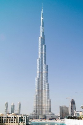 El rascacielos Burj Khalifa, en Dubai. 