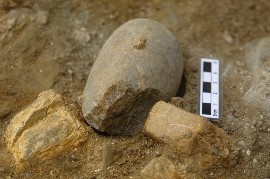 Herramienta de piedra de hace un millón de años 