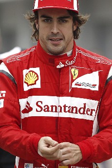 Fernando Alonso, en Corea.
