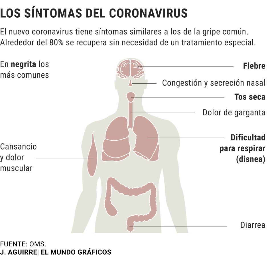 Síntomas del coronavirus, tratamiento y cómo evitar el