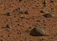 La superficie marciana, segn 'Spirit'. (REUTERS)