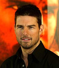 Tom Cruise durante la presentacin del filme en la Gran Va madrilea.