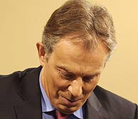 Tony Blair, durante la entrevista en la BBC. (AP)