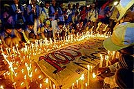 Los 'dalits' prenden '100 velas por la libertad'. (AFP)