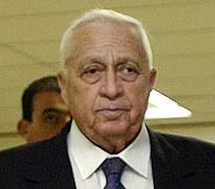 Ariel Sharon, el pasado domingo. (AP)