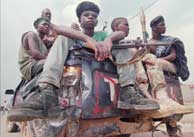 Los nios soldados son muy numerosos en Liberia. (AP)