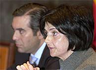 Montserrat Comas y Enrique Lpez. (EFE)