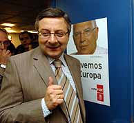 Jos Blanco, en la sede del PSOE en Madrid. (Begoa Rivas)