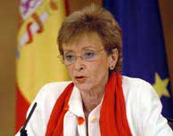 La vicepresidenta primera del Gobierno, Mara Teresa Fernndez de la Vega. (EFE)