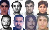 Los ocho presuntos miembros de ETA detenidos por la polica francesa