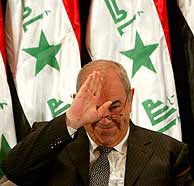 El primer ministro iraqu, Iyad Alaui. (AP)