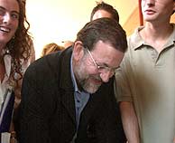 Mariano Rajoy durante su estancia en Crdoba. (EFE)