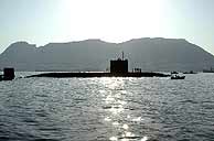 El submarino en su anterior visita.(EFE)