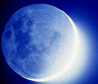 Una imagen de 'luna azul' del 1996. (Vic Winter)