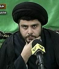 El clrigo radical chi Muqtada Al Sadr , durante una entrevista en Nayaf. (AP)