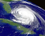 Imagen del huracn