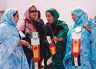 Mujeres espaolas, argelinas y saharauis han trabajado unidas. (PMA)