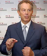 Tony Blair, durante la convencin de Brighton. (REUTERS)