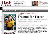 Ervigio Corral Torres en la página web de la revista. (timeeurope.com)