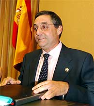 Gerardo Herrero, en la comisin del 11-M. (EFE)
