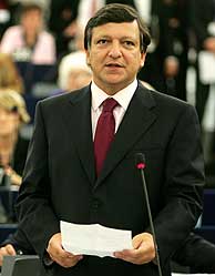 Duro Barroso, ante el Pleno de la Eurocmara. (REUTERS)