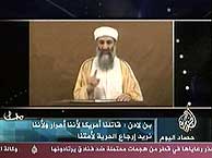 Bin Laden, en el ltimo vdeo difundido por Al Yazira. (AP)