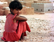 Una niña saharaui del campo de Tinduf (ARMANDO CAMPA)