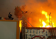 Imagen del incendio. (EFE)