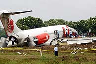 El avin de Lion Air siniestrado en la localidad de Solo. (Foto: AP)