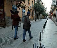 La calle de Velarde, donde se produjo la agresin. (Foto: Kike Para)