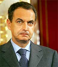 Zapatero, momentos despus de conocer el aviso de ETA. (EFE)