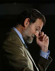 Mariano Rajoy, en Vitoria. (Foto: Adrin Ruiz de Hierro)