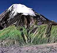 Reproduccin del Monte Ararat (Turqua). (Foto: NASA)