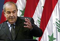 El primer ministro iraqu, durante su rueda de prensa. (Foto: Reuters)