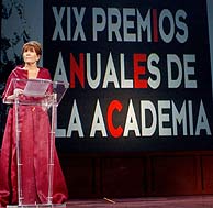 Mercedes Sampietro, presidenta de la Academia. (Foto: EFE)