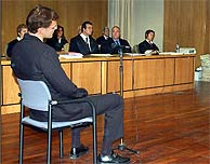 Jos David, el acusado absuelto por el crimen de Costa Polvoranca, durante el juicio anterior. (Foto: EFE)
