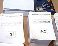 Las papeletas electorales . (Foto: EFE)