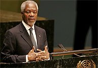 El secretario general de la ONU, Kofi Annan. (Foto: EFE)