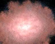 Recreacin artstica de una de estas galaxias 'brillantes'. (Foto: JPL/NASA)