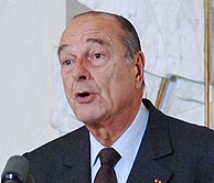 El presidente francs, Jacques Chirac. (AP)