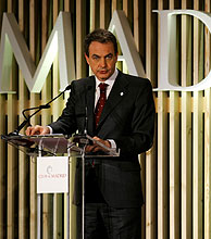 Jos Luis Rodrguez Zapatero durante su discurso de clausura. (Foto: EFE)