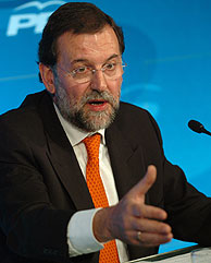 Mariano Rajoy, durante la rueda de prensa. (Foto: EFE)