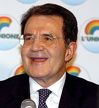 Romano Prodi, lder de la coalicin de centroizquierda 'La Unin'. (Foto: EFE)