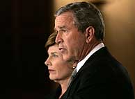 George y Laura Bush. (Foto: Reuters)
