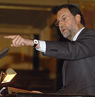 Mariano Rajoy, en el Congreso de los Diputados. (Foto: EFE)