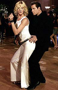 Uma Thurman y John Travolta, en la escena del baile. (Foto: REUTERS)