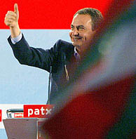 Zapatero, en Vitoria. (Foto: EFE)
