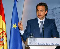Zapatero durante su intervencin. (Foto: EFE)